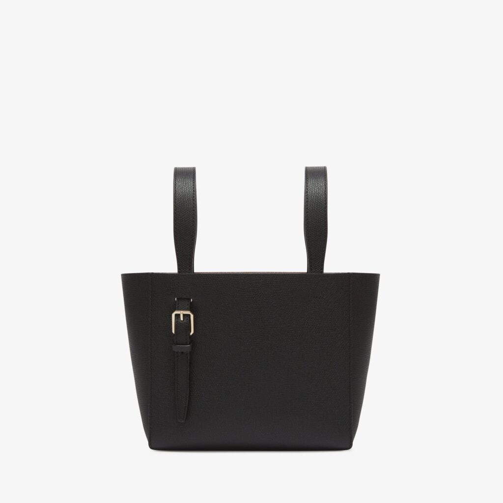Valextra - Soft Bucket Micro Bag - Black