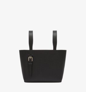 Valextra - Soft Bucket Micro Bag - Black - Image 6