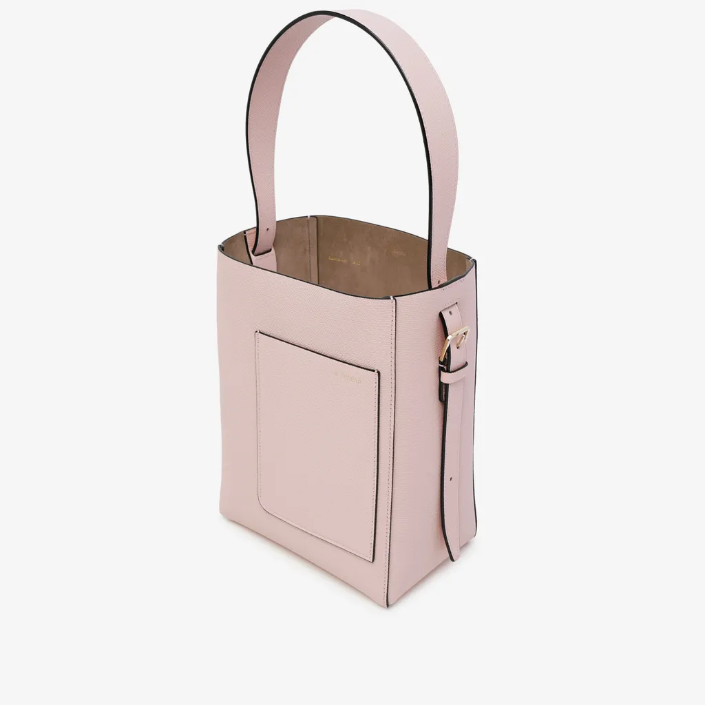 Valextra - Soft Bucket Mini Bag - Peonia
