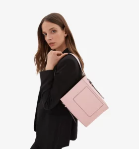 Valextra - Soft Bucket Mini Bag - Peonia - Image 6