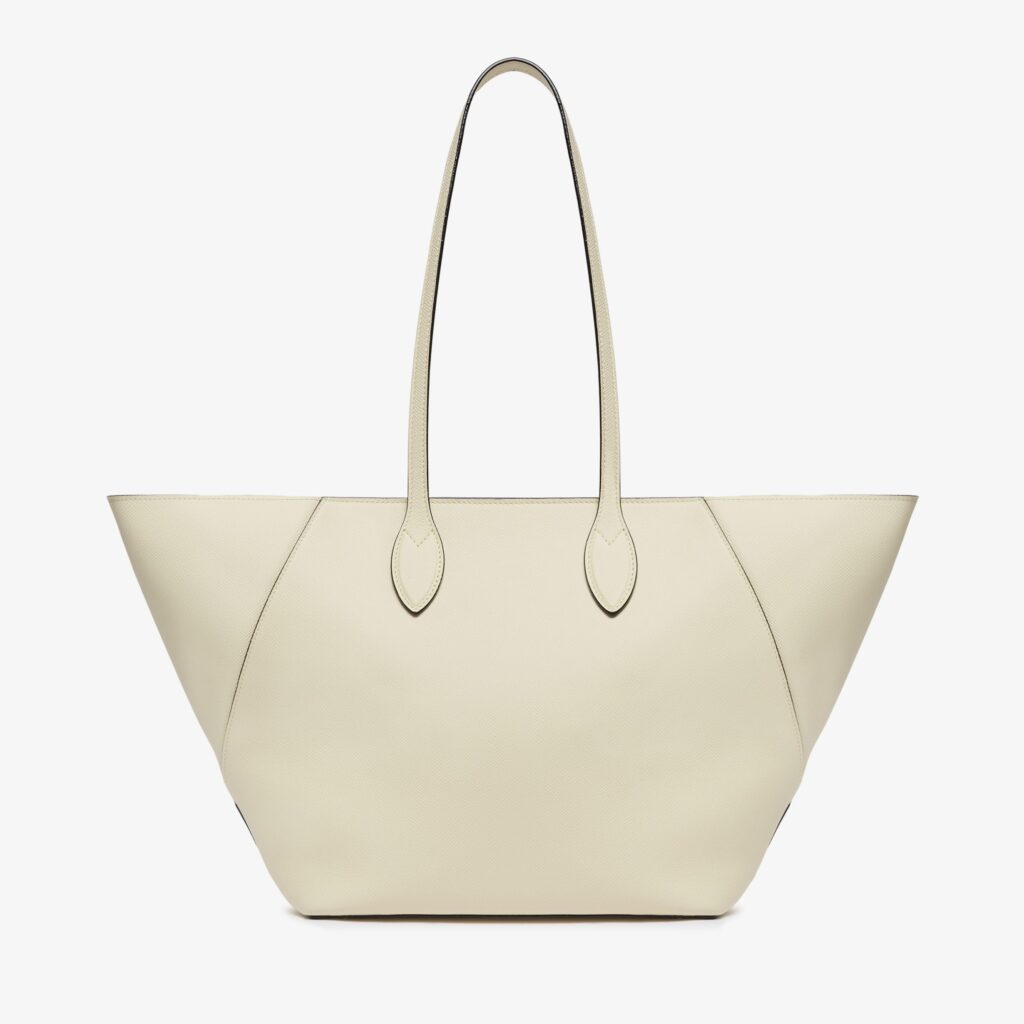 Valextra - Vivi Shopping Medium Bag - Pergamena