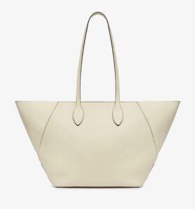 Valextra - Vivi Shopping Medium Bag - Pergamena - Image 3