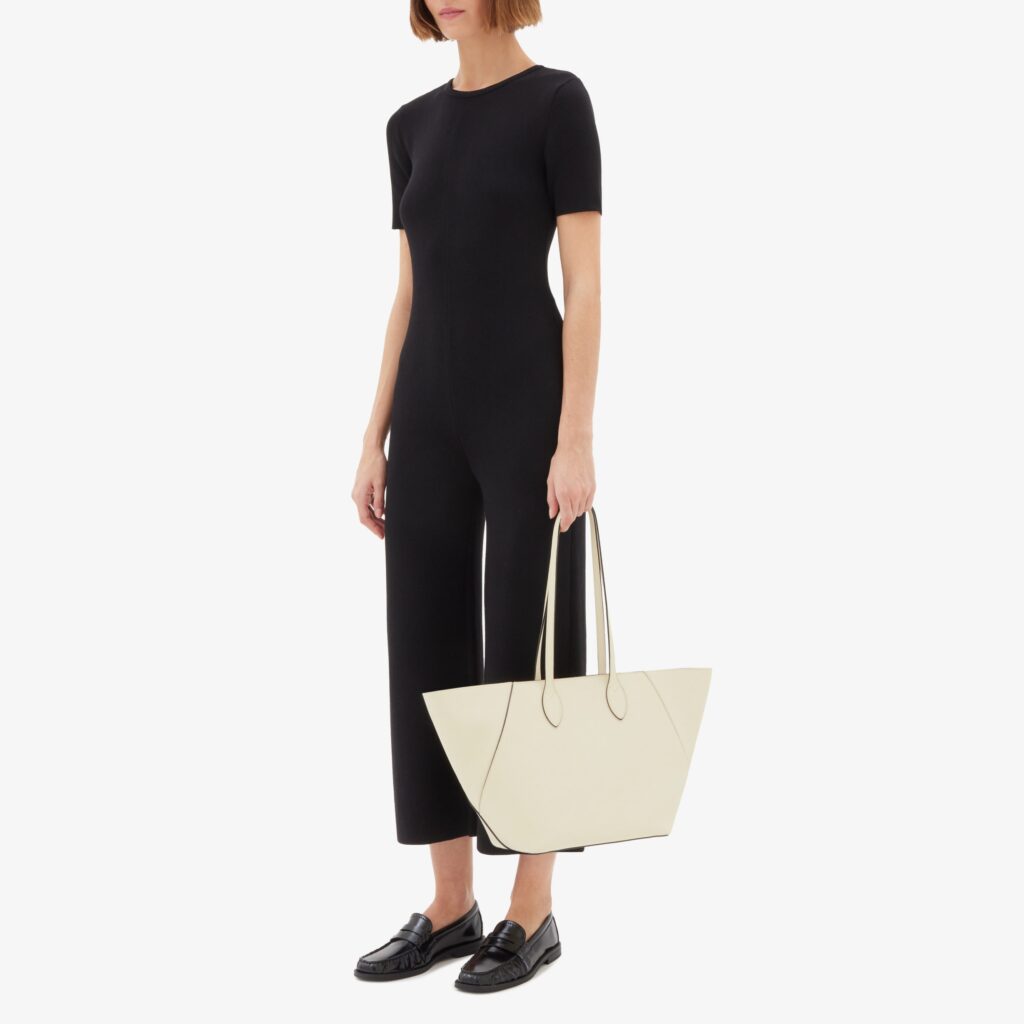 Valextra - Vivi Shopping Medium Bag - Pergamena