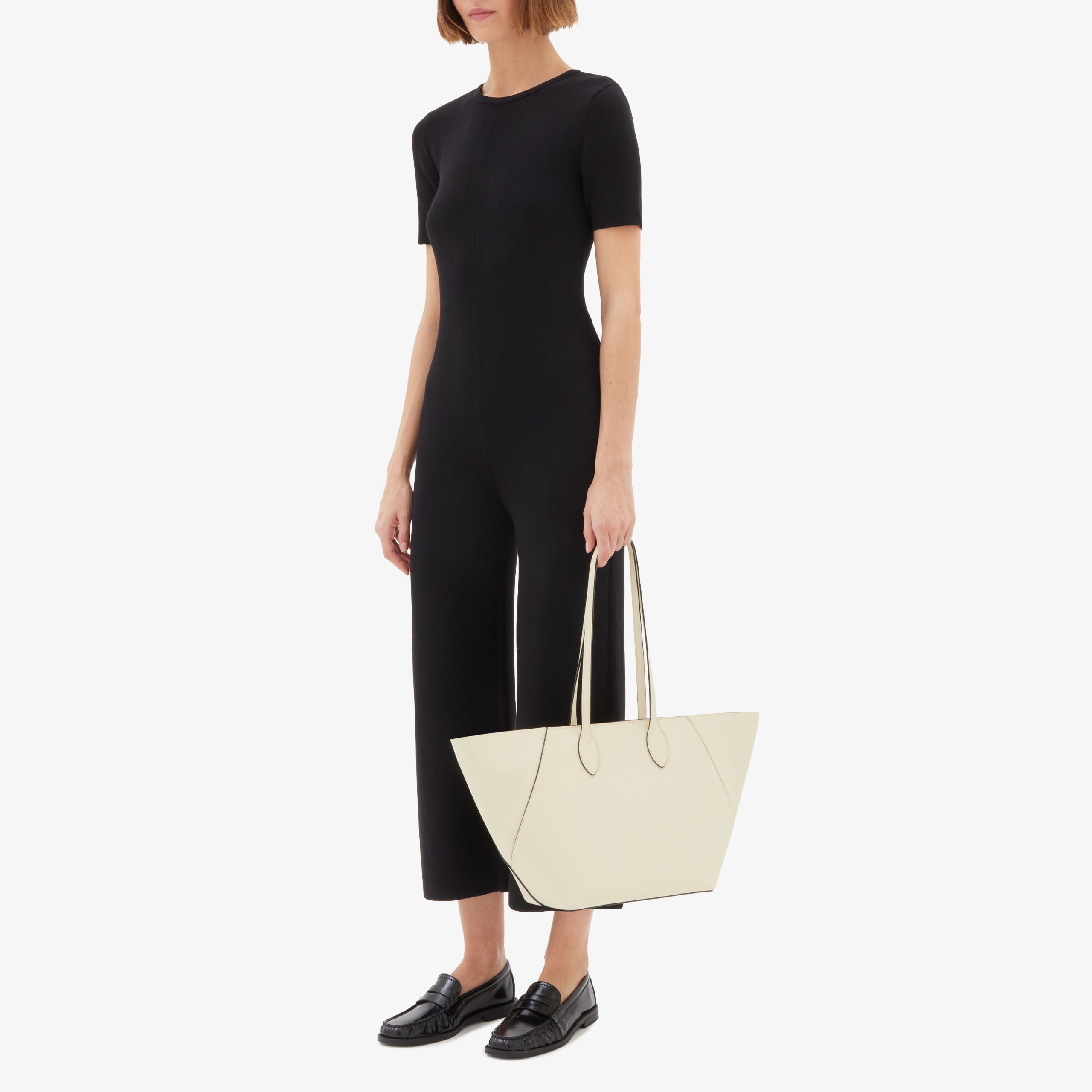 Valextra - Vivi Shopping Medium Bag - Pergamena - Image 13