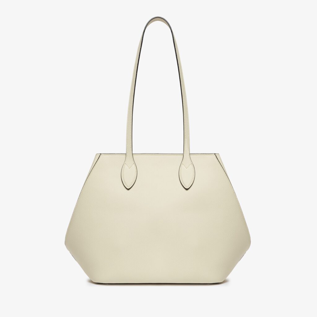 Valextra - Vivi Shopping Medium Bag - Pergamena