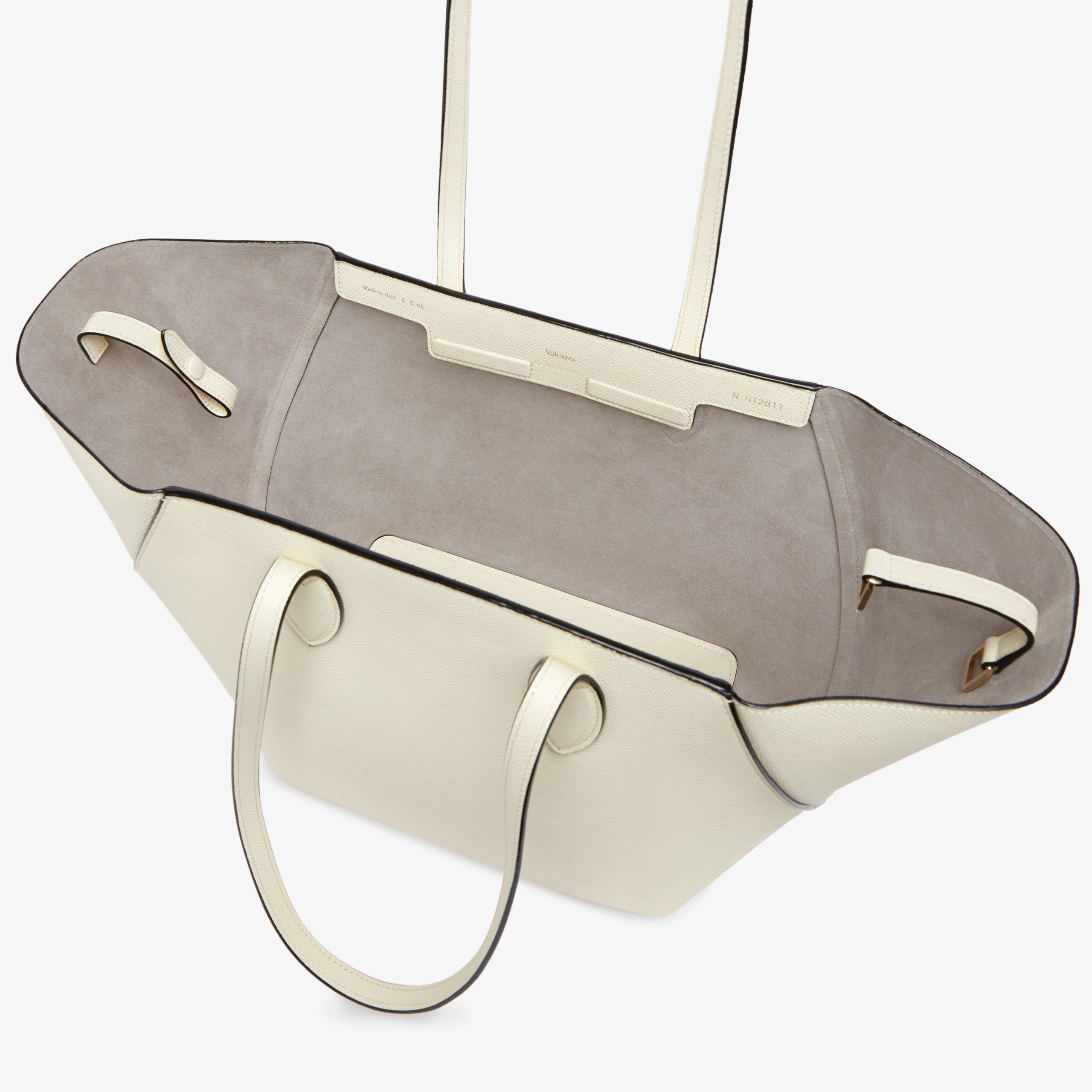 Valextra - Vivi Shopping Medium Bag - Pergamena - Image 7
