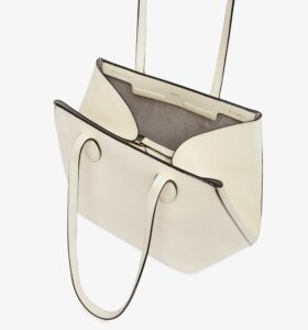 Valextra - Vivi Shopping Medium Bag - Pergamena - Image 10