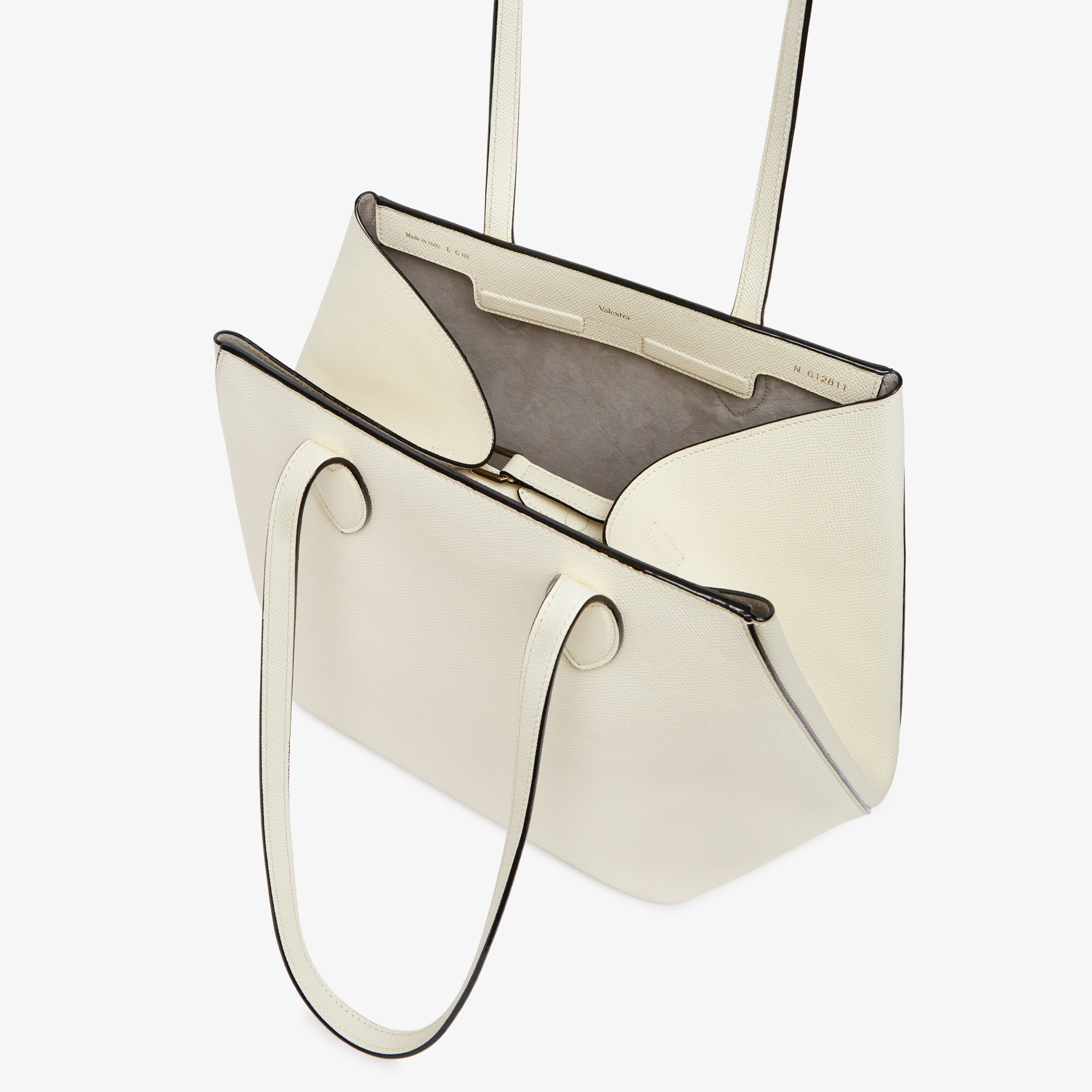 Valextra - Vivi Shopping Medium Bag - Pergamena - Image 10