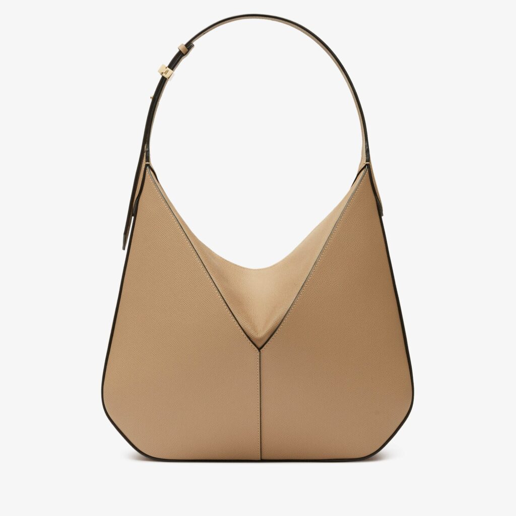 Valextra - Vivi Hobo Bag - Beige Cachemire