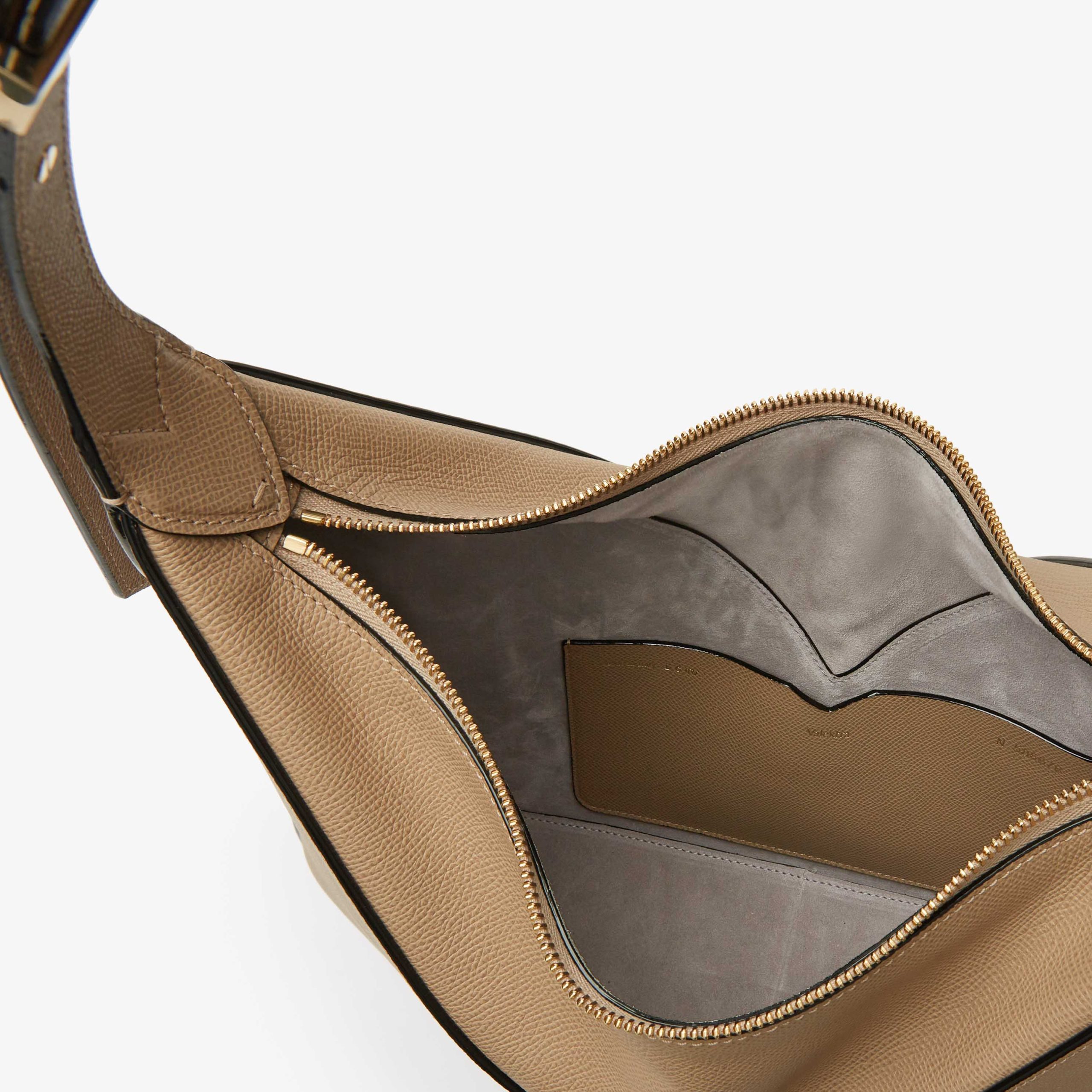 Valextra - Vivi Hobo Bag - Beige Cachemire - Image 3