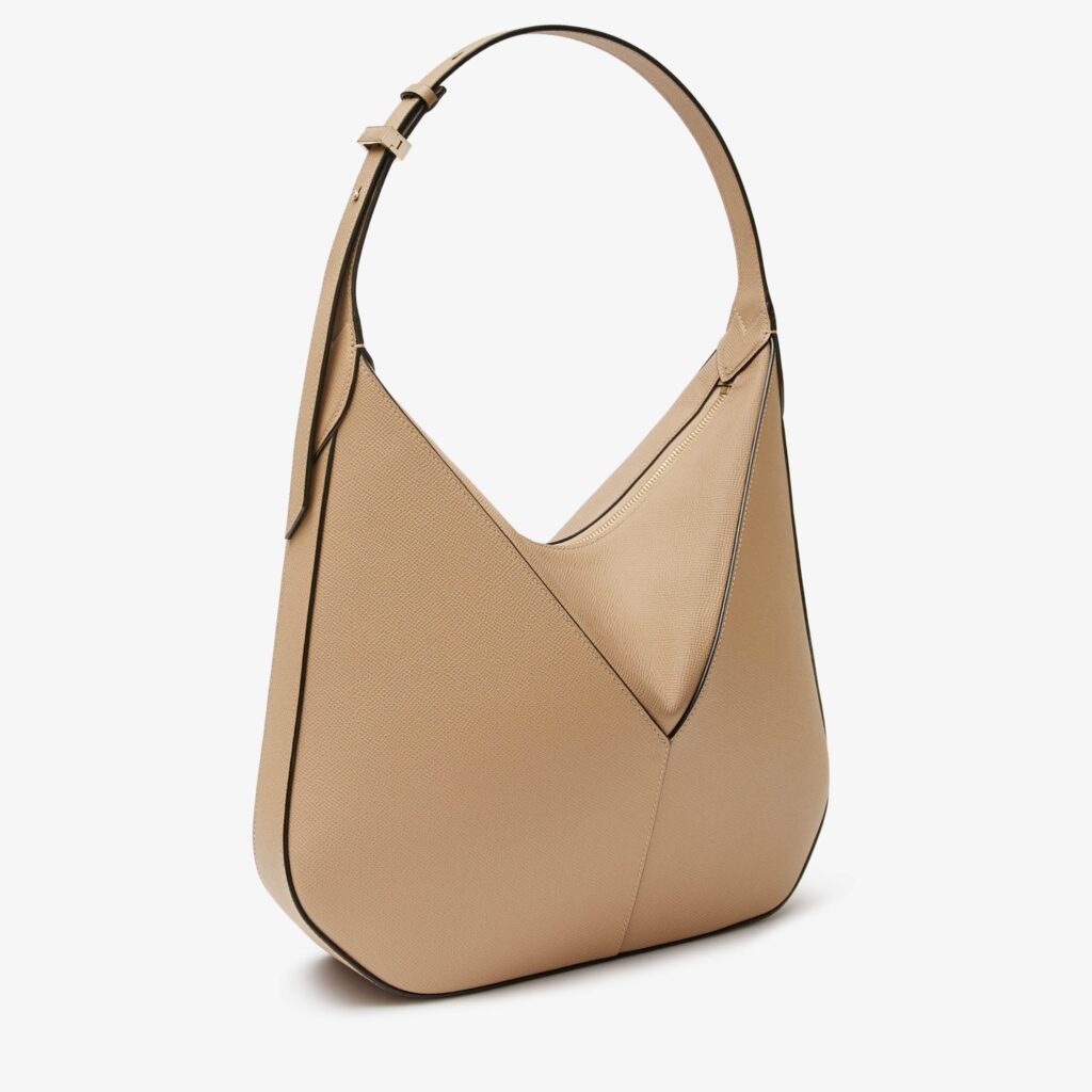Valextra - Vivi Hobo Bag - Beige Cachemire