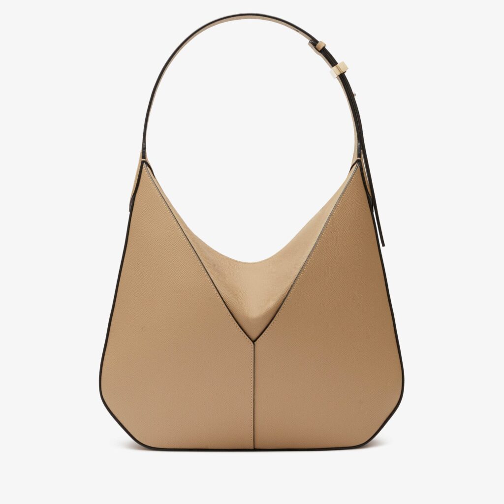 Valextra - Vivi Hobo Bag - Beige Cachemire