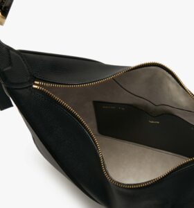 Valextra - Vivi Hobo Bag - Black - Image 3