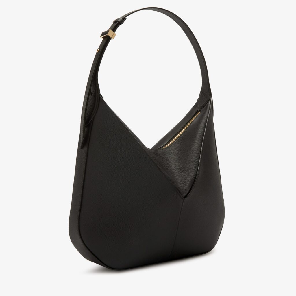 Valextra - Vivi Hobo Bag - Black