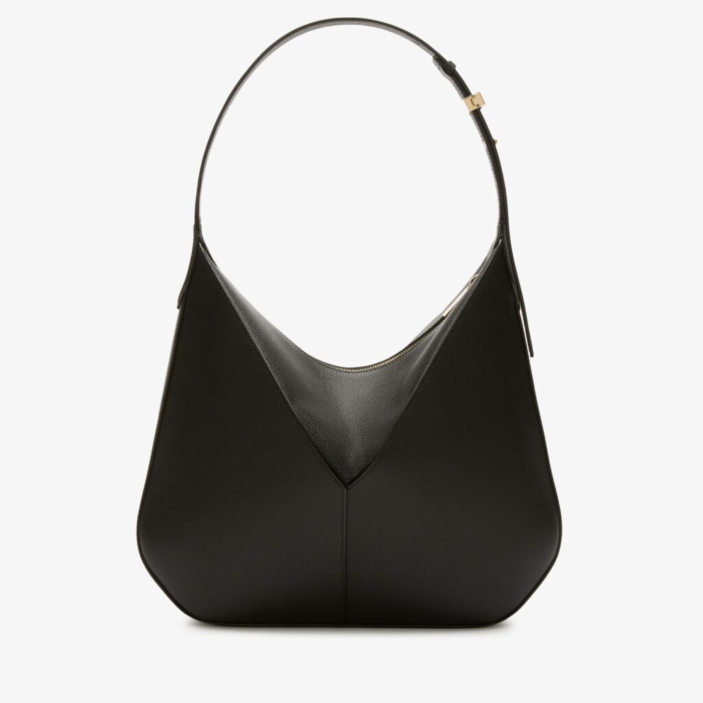 Valextra - Vivi Hobo Bag - Black