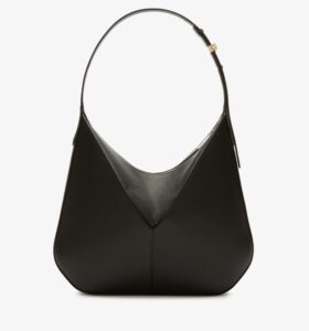 Valextra - Vivi Hobo Bag - Black - Image 6