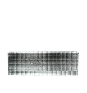 Amina Muaddi - Amini Paloma - Black with White Crystals - Image 2