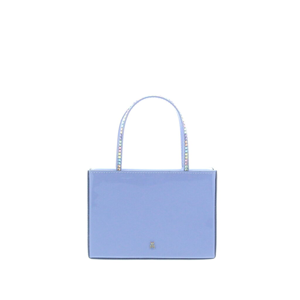Amina Muaddi - Amini Gilda - Patent Dust Blue