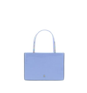 Amina Muaddi - Amini Gilda - Patent Dust Blue - Image 4