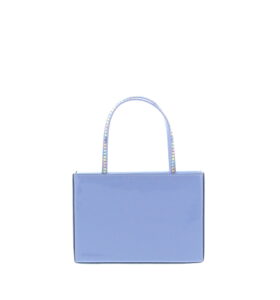 Amina Muaddi - Amini Gilda - Patent Dust Blue - Image 1