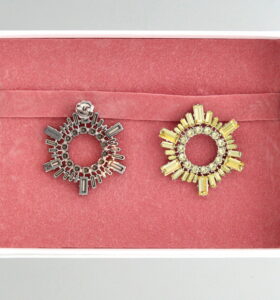 Amina Muaddi - Mini Begum Earrings - Jonquil - Image 4