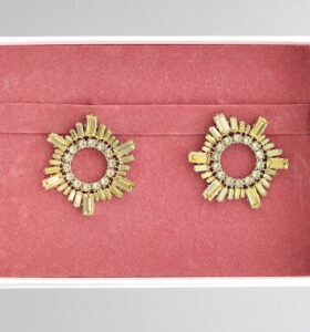 Amina Muaddi - Mini Begum Earrings - Jonquil - Image 3