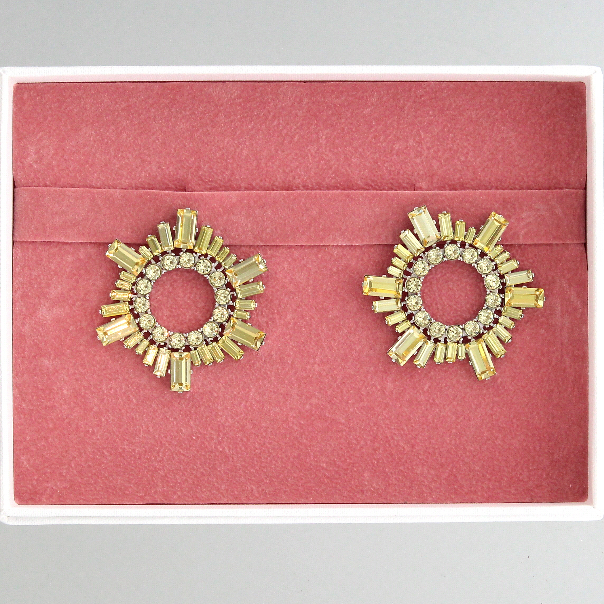 Amina Muaddi - Mini Begum Earrings - Jonquil - Image 3