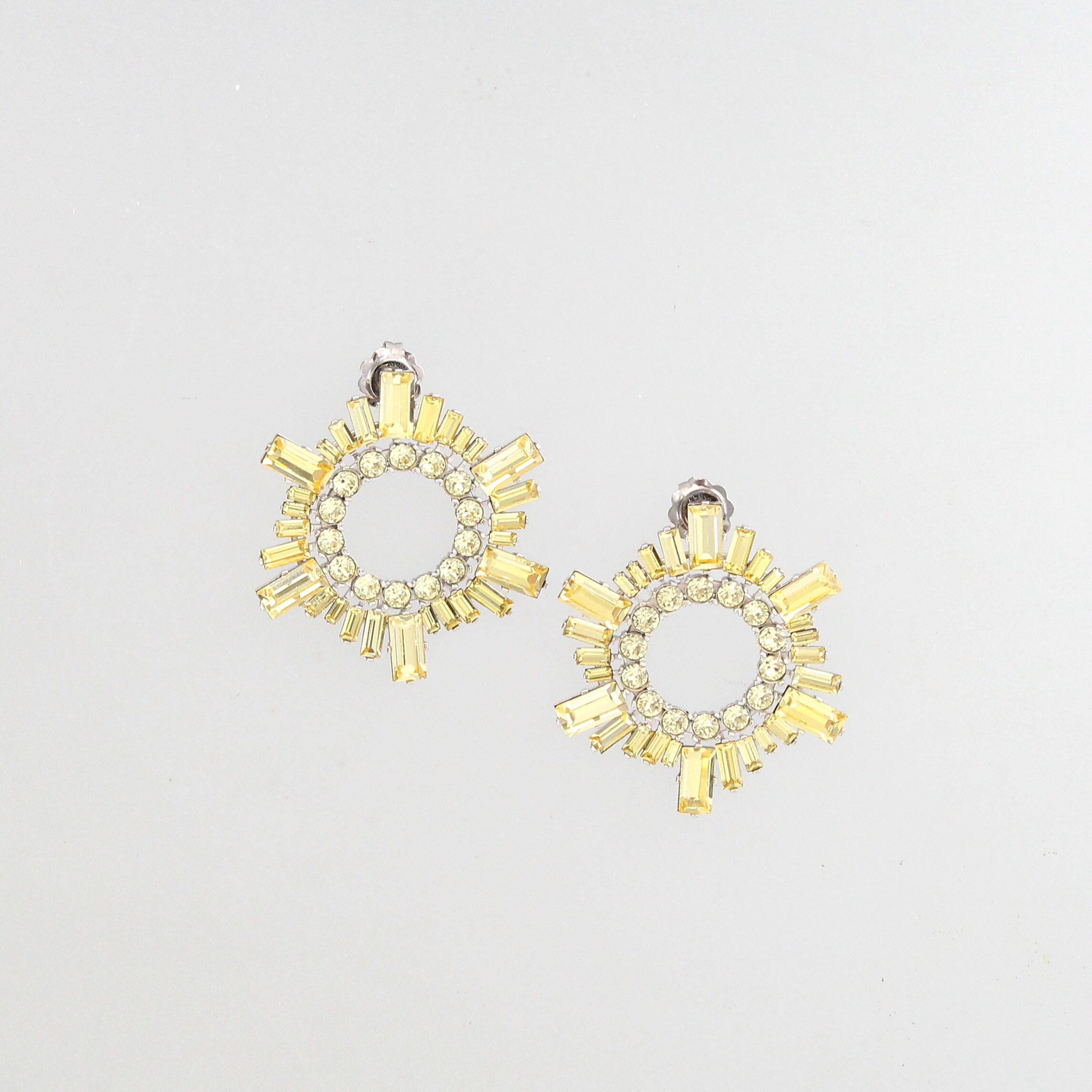 Amina Muaddi - Mini Begum Earrings - Jonquil - Image 2