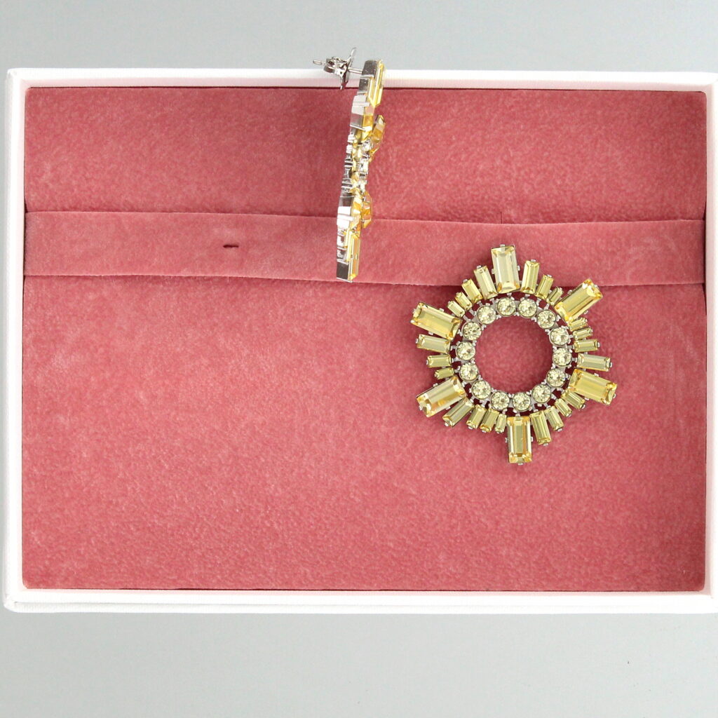 Amina Muaddi - Mini Begum Earrings - Jonquil