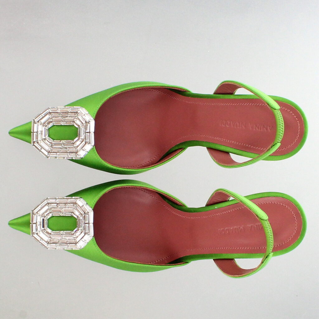 Amina Muaddi - Camelia Sling 90 Jungle