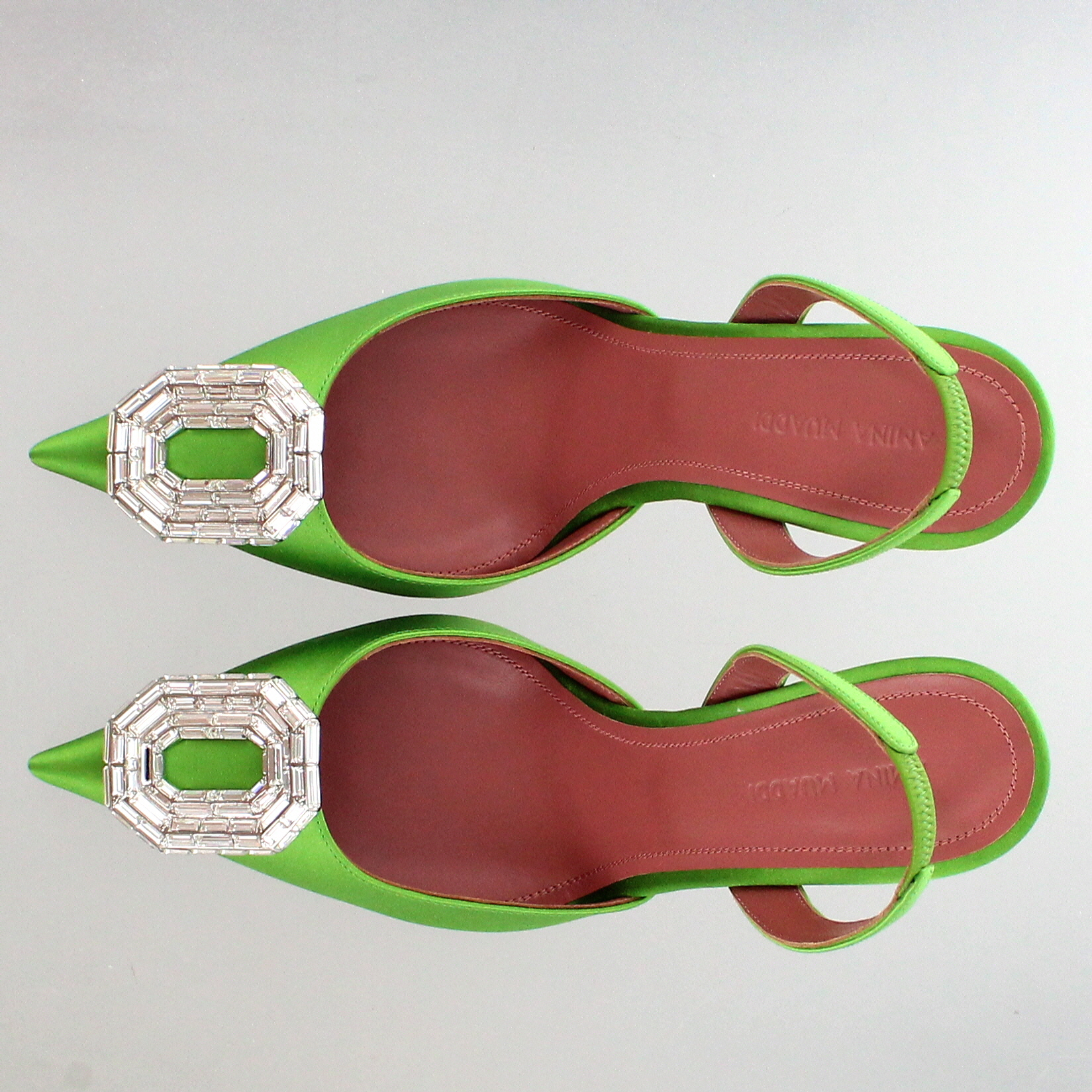 Amina Muaddi - Camelia Sling 90 Jungle - Image 5