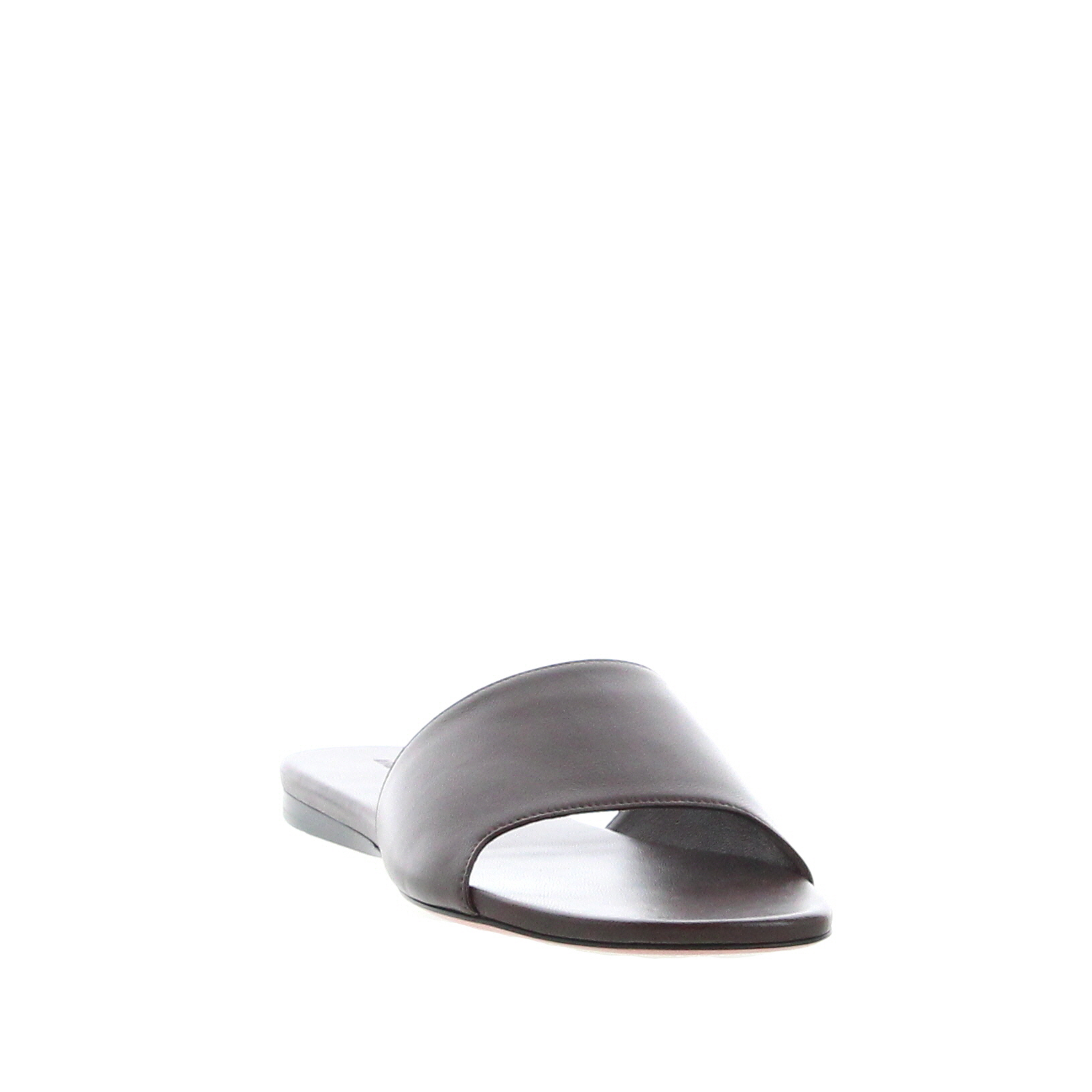 Amina Muaddi - Bianca Flat - Coffee - Image 3