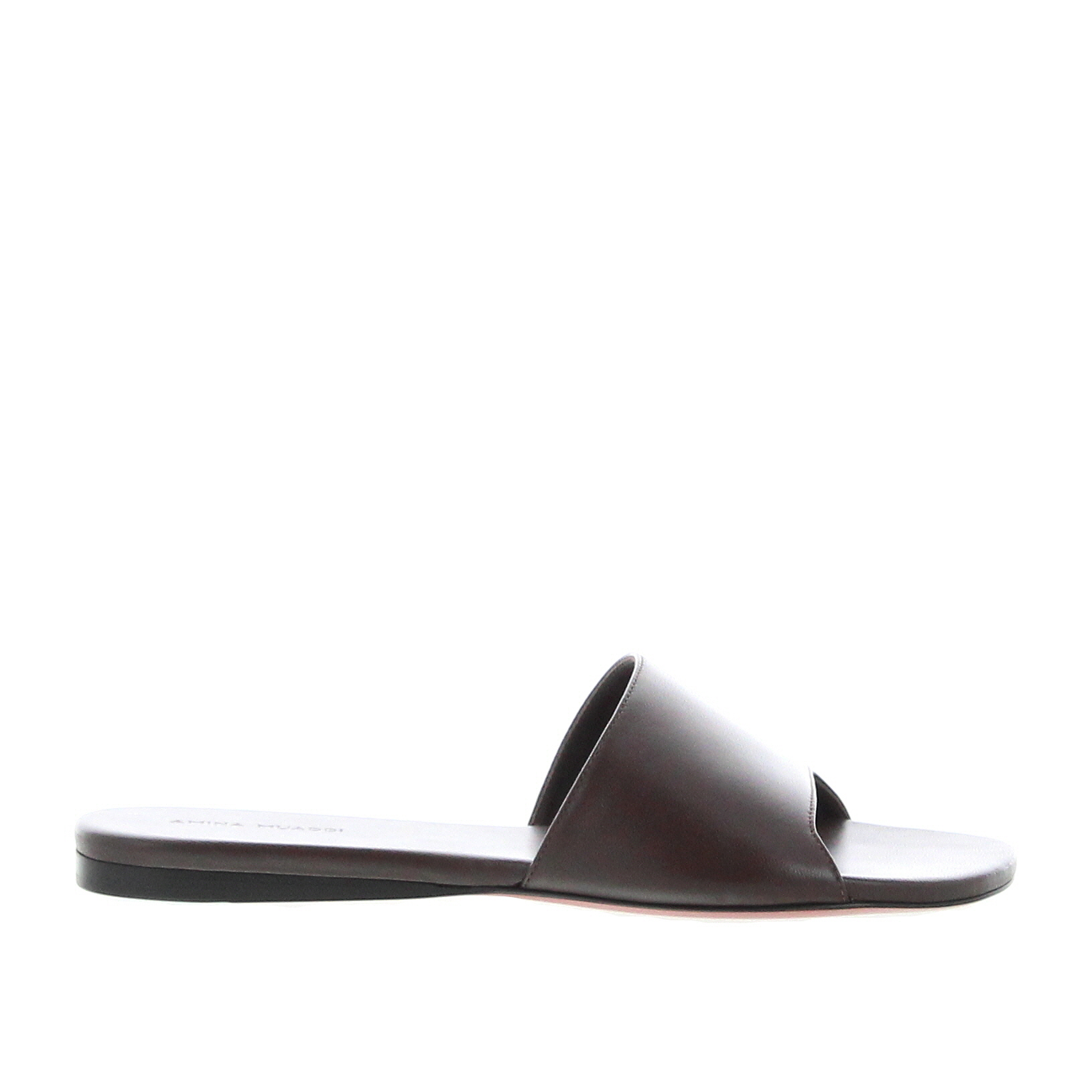 Amina Muaddi - Bianca Flat - Coffee - Image 2