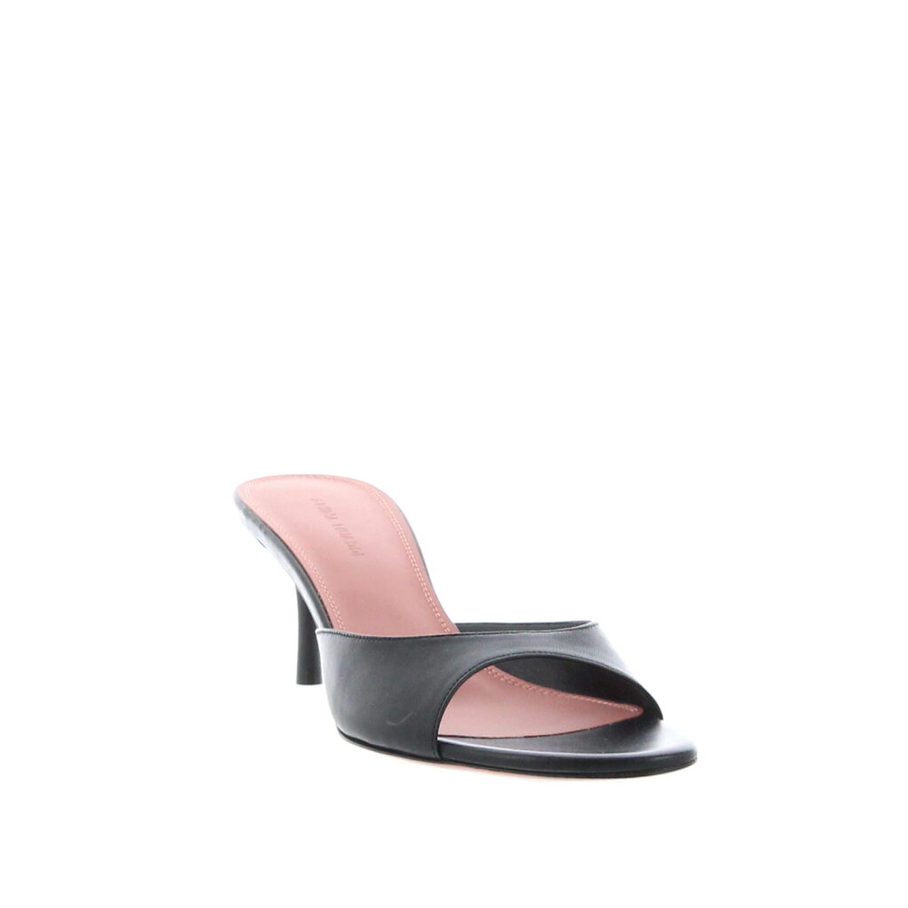 Amina Muaddi - Jeanne Slipper 60 - Black
