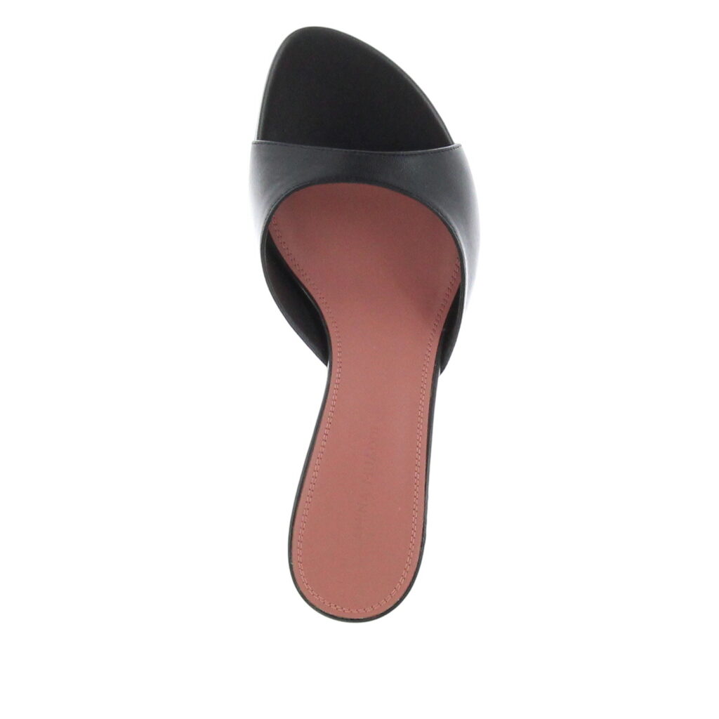 Amina Muaddi - Jeanne Slipper 60 - Black