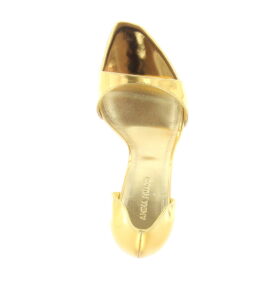 Amina Muaddi - Agnese Sandal - Gold - Image 5