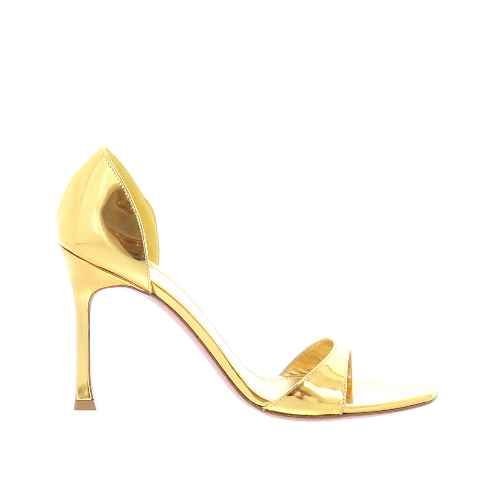 Amina Muaddi - Agnese Sandal - Gold - Image 2