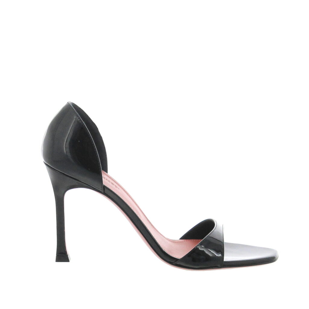 Amina Muaddi - Agnese Sandal - Black