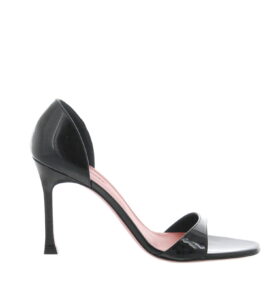 Amina Muaddi - Agnese Sandal - Black - Image 2