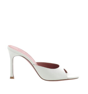 Amina Muaddi - Alexa Slipper - White - Image 1