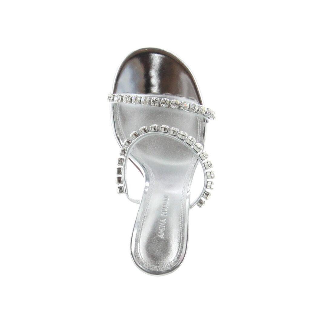 Amina Muaddi - Gigi Slipper - Mirror Silver