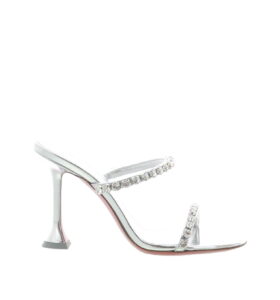 Amina Muaddi - Gigi Slipper - Mirror Silver - Image 2