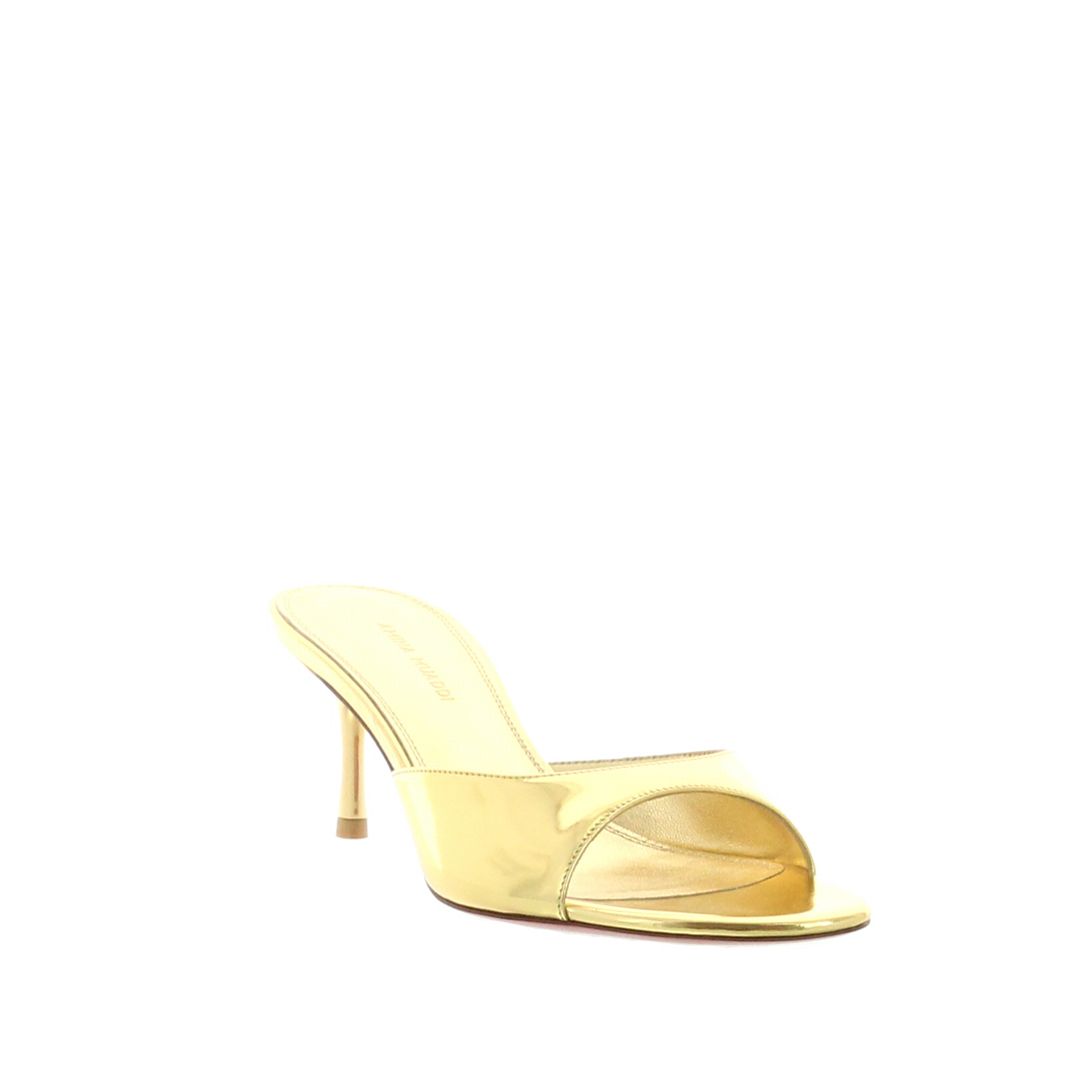 Amina Muaddi - Jeanne Slipper 60 - Gold - Image 3