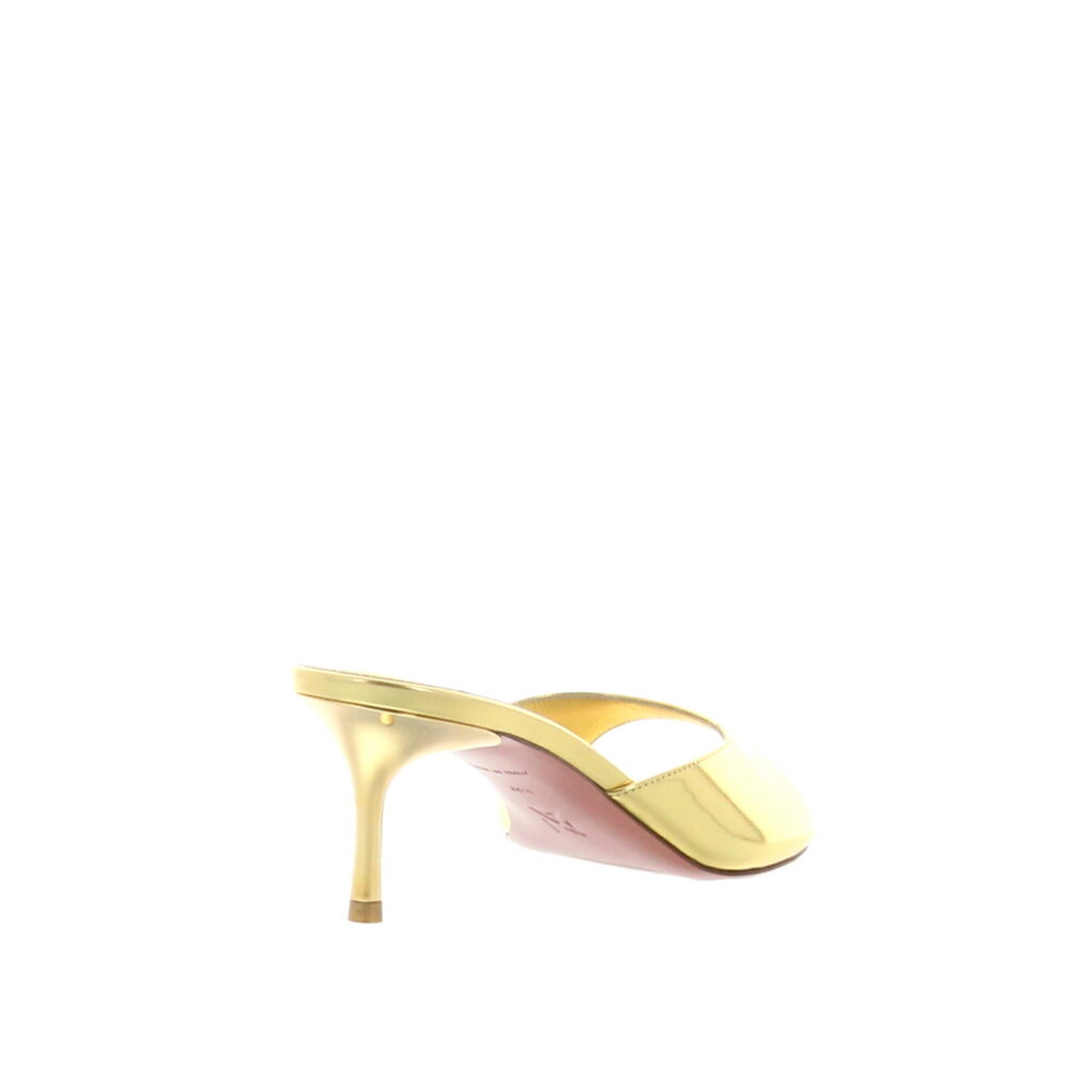 Amina Muaddi - Jeanne Slipper 60 - Gold