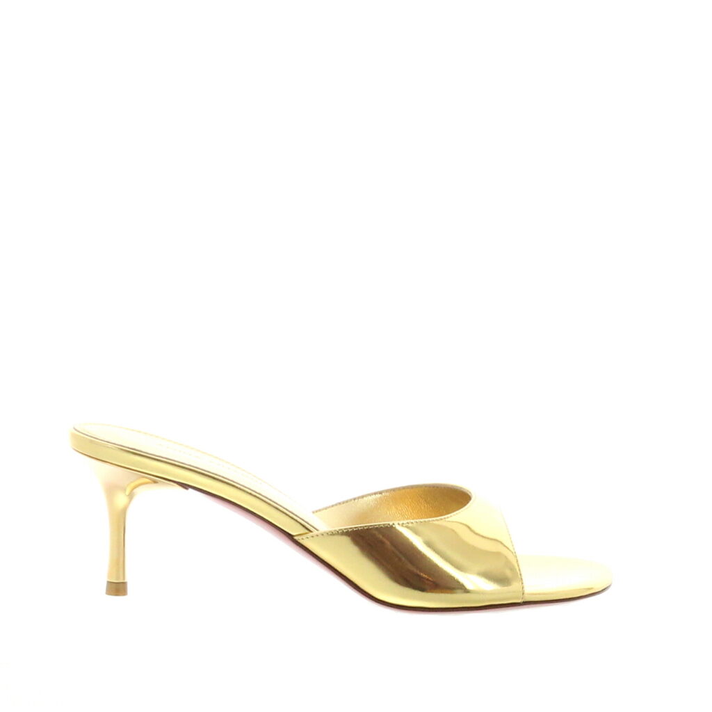 Amina Muaddi - Jeanne Slipper 60 - Gold