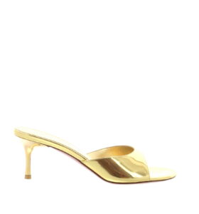 Amina Muaddi - Jeanne Slipper 60 - Gold - Image 1