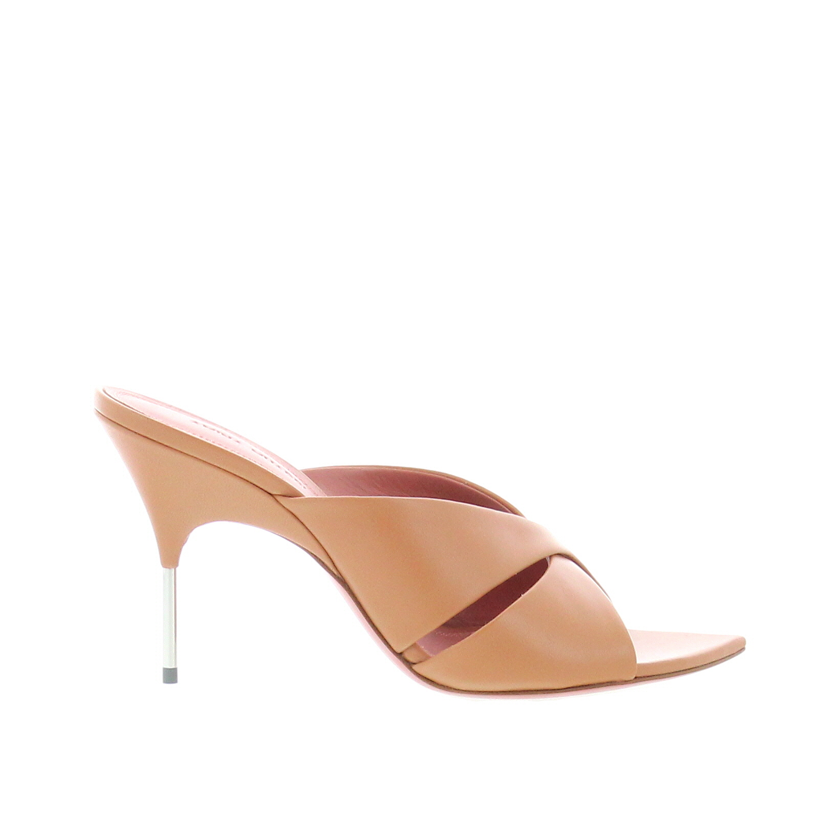 Amina Muaddi - Samantha Slipper - Nappa Latte - Image 1