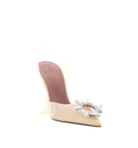 Amina Muaddi - Begum Glass - Vanilla - Image 3