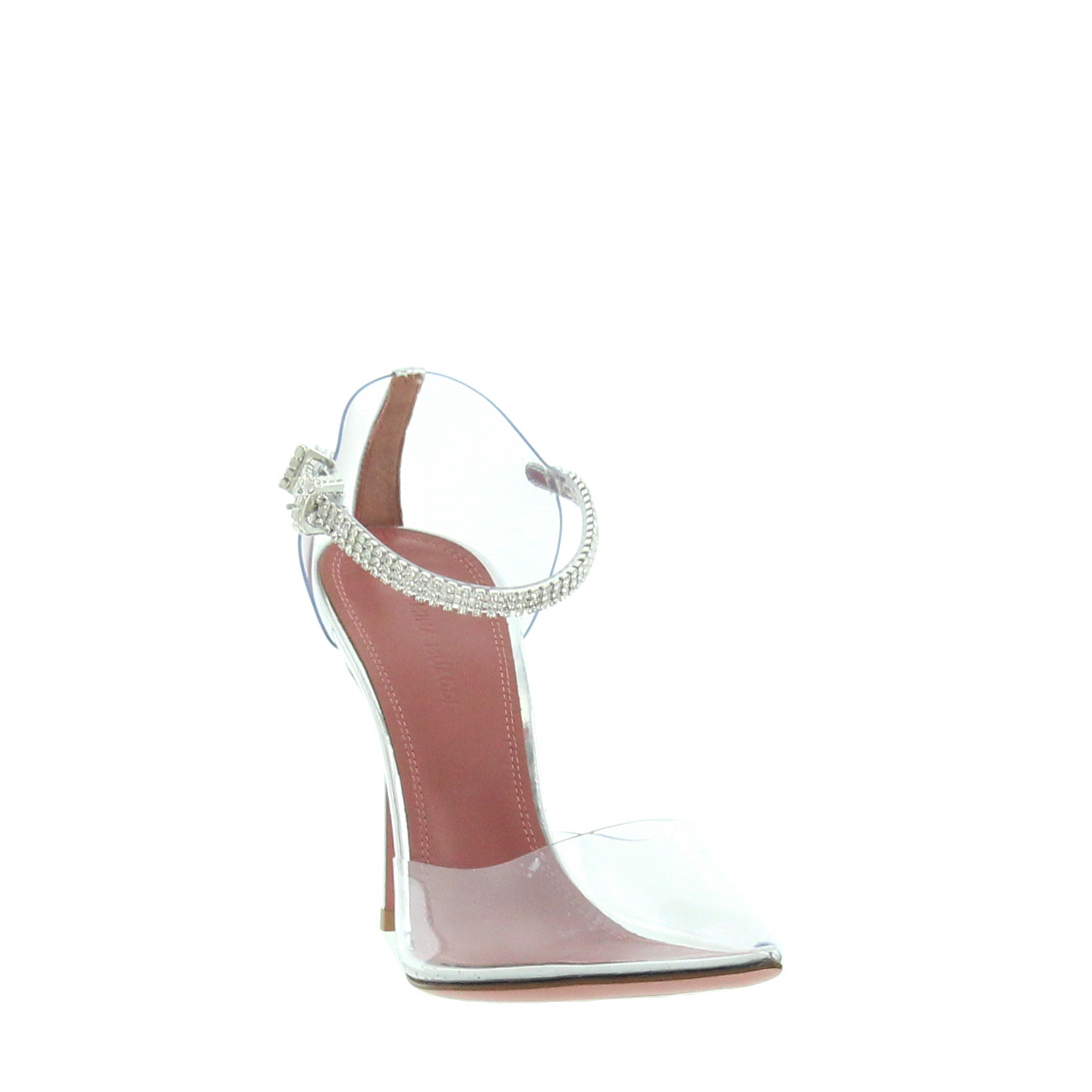 Amina Muaddi - Ursina Glass Pump - Clear - Image 3