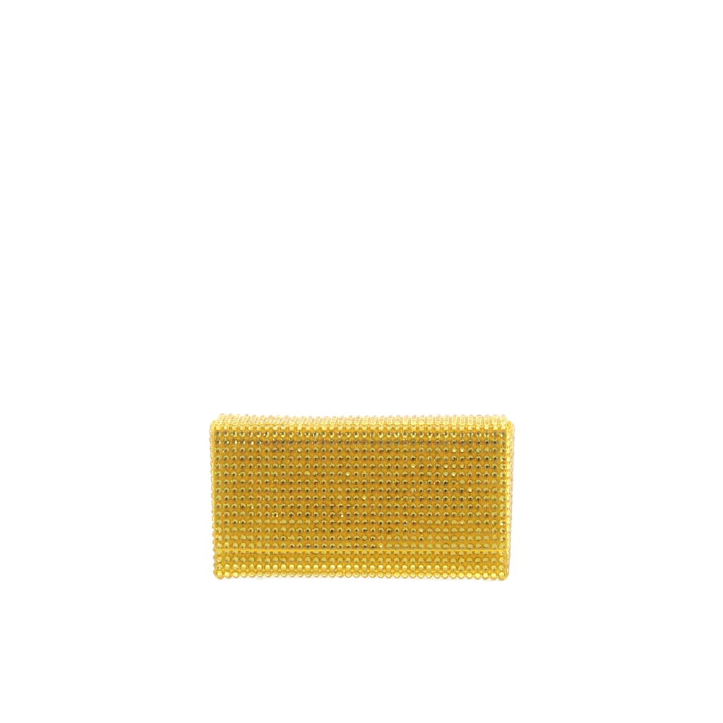 Amina Muaddi - Superamini Paloma Satin - Golden Yellow